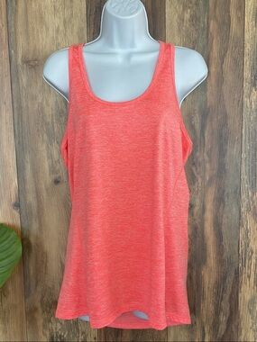 IcyZone Coral Scoop Neck Racerback Tank Top XL     820K